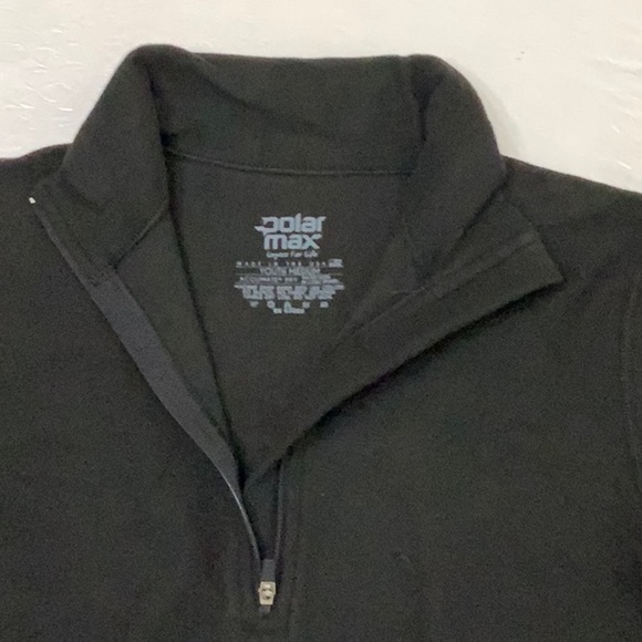 PolarMax 4.0 HEAVYWEIGHT ZIP MOCK - Black - Picture 2 of 12